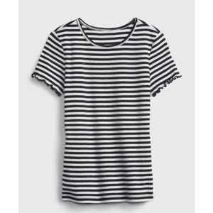 GAP Girl’s Ribbed Stripe T-Shirt